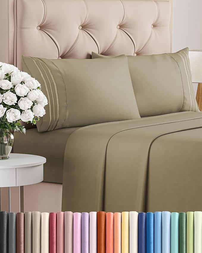 King Size 4 Piece Sheet Set by CGKUnlimited