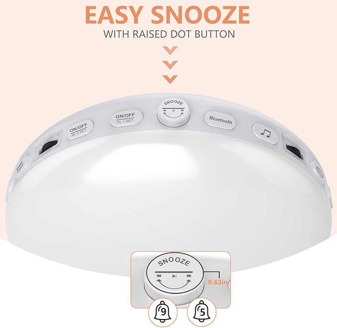 Sunrise Alarm Clock Sound Machine, Alarm Clocks - Image 7