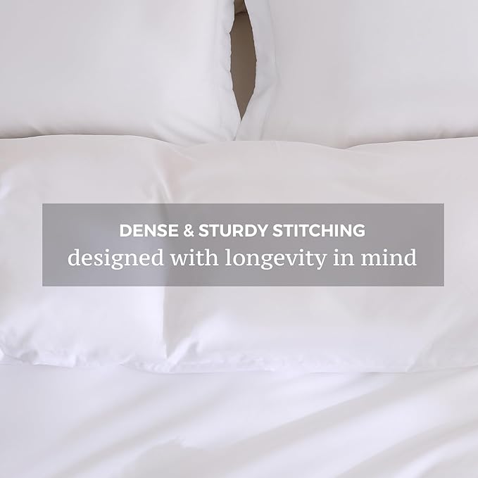 JSD White Duvet Cover Set Twin Size, 2 Piece Microfiber Kids Duvet Cover - Image 5