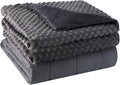 Weighted Blanket with Cover Queen Size Heavy Blanket Removable Soft Grey by BETU