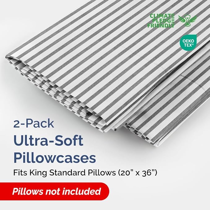 King Standard Pillow Cases Set of 2 - Image 2