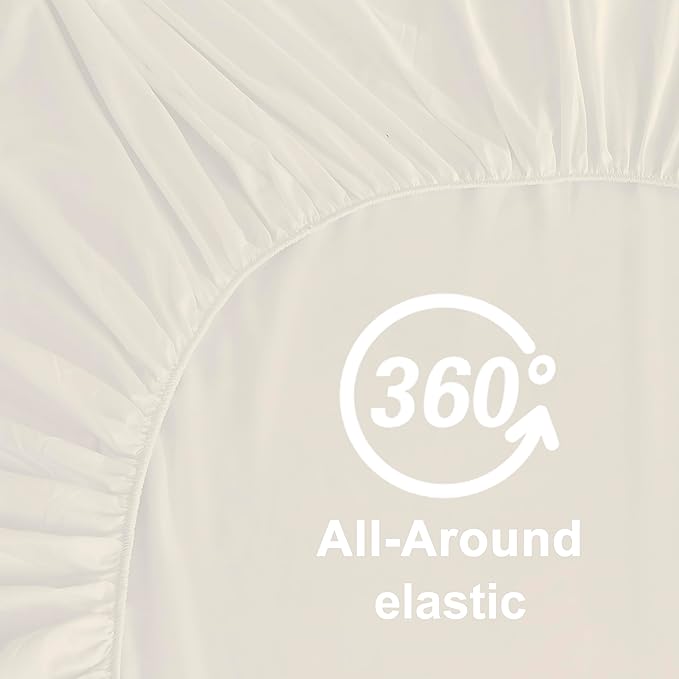 Hotella 100% Microfiber Full Size Fitted Sheet Only, Machine Washable and - Image 5