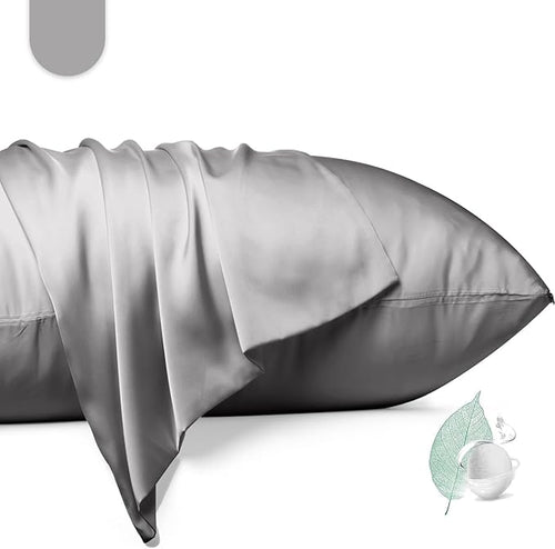 100% Mulberry Silk Pillowcase 2 Pack, King Size Silk Pillow Cases by Unknown