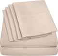 Queen Sheets Beige by SweetHomeCollection