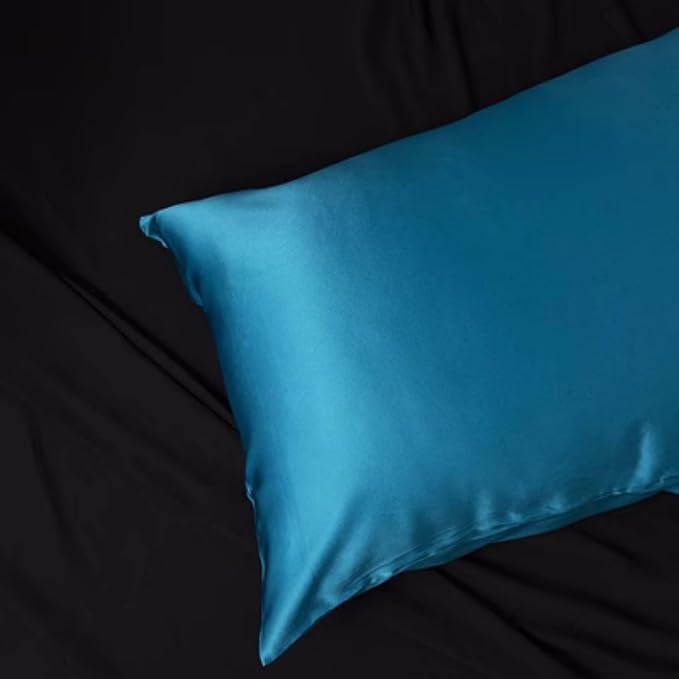 USA Made 100% Silk Pillowcase Peacock, Certified 6A Grade 22 Momme Mulberry - Image 5