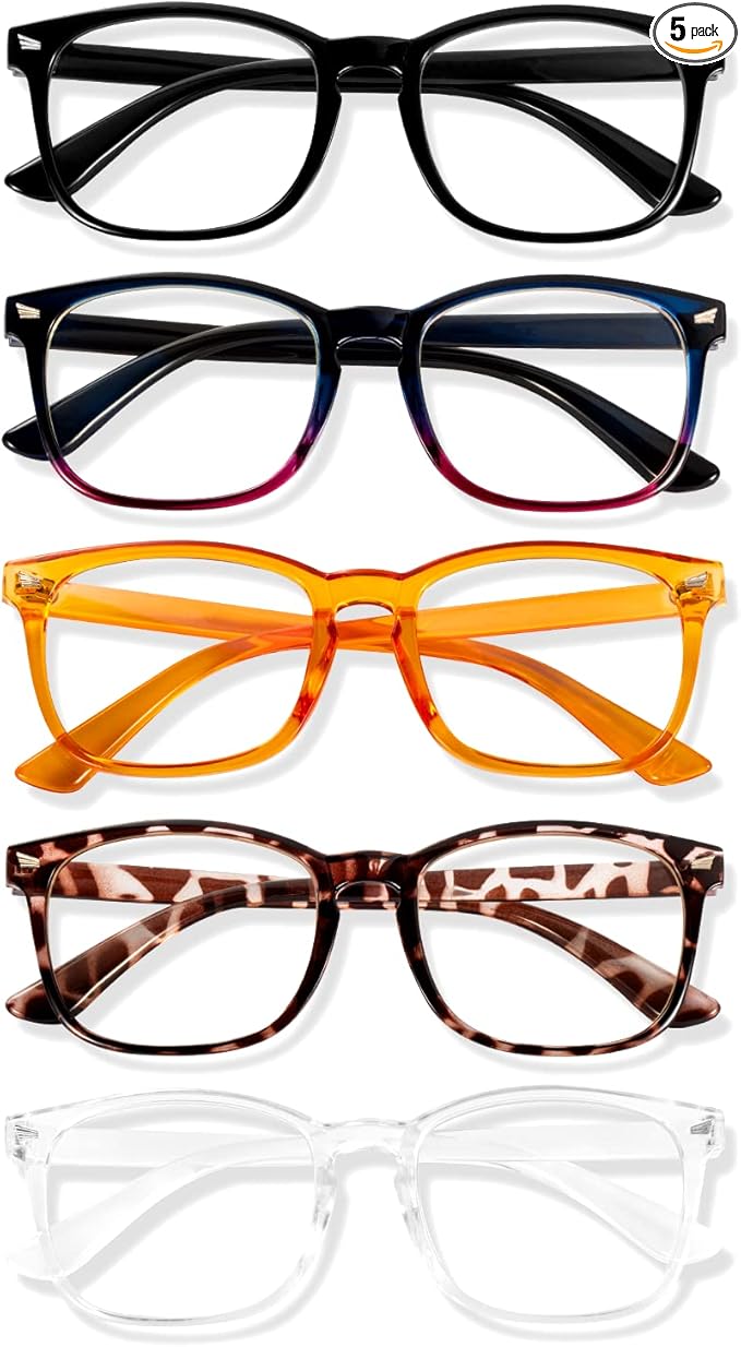 Blue Light Glasses for Woman Men | 99% Blue Light Blocking Glasses for Computer by Wintoo