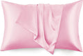 Love's cabin Satin Pillowcase Set of 2 King Size 20x36, Cooling Pillow Covers by Lovescabin