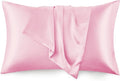 Love's cabin Satin Pillowcase Set of 2 Standard Size 20x26, Cooling Pillow by Lovescabin