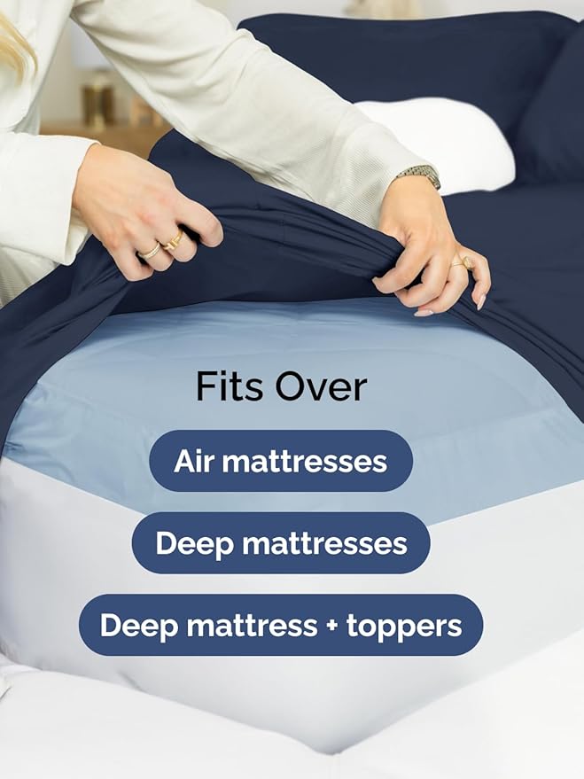 Extra Deep King Fitted Sheet - Image 6
