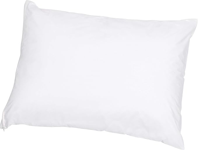 Amazon Basics Standard Breathable 100% Cotton Hypoallergenic Pillow Protector - Image 2