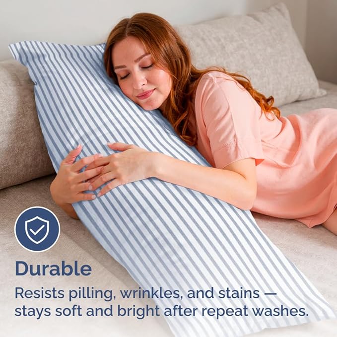 Body Pillowcases Set of 4-20x54 Long Body Pillow Case - Image 4