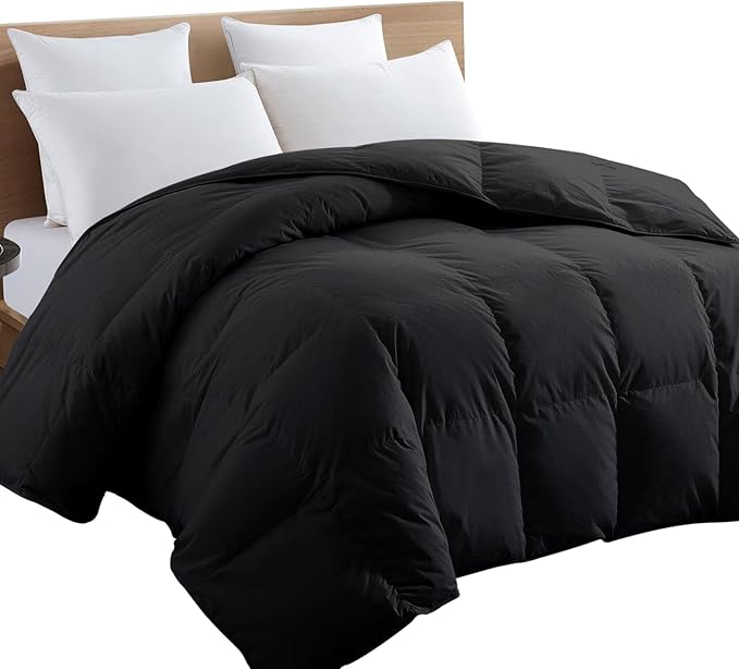 TEXARTIST Premium 2100 Series Full Comforter All Season Breathable Black - Image 8
