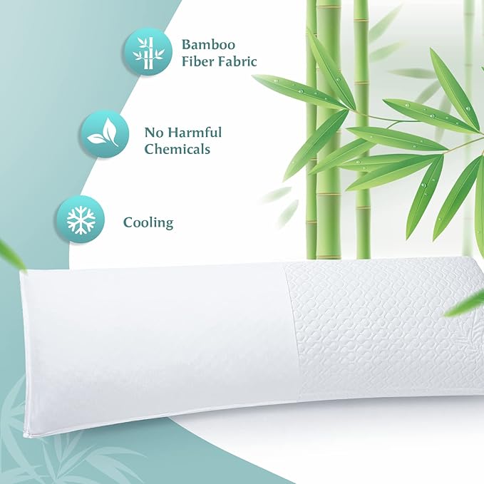 Rainmr Extra Firm Body Pillow 1.5cm Cubies Memory Foam – Pain Relief & Sleeping - Image 5