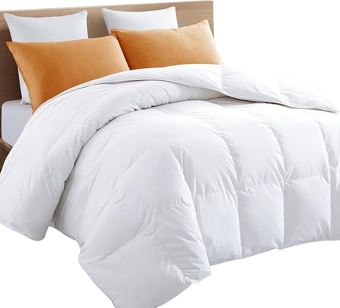 TEXARTIST Premium 2100 Series Full Comforter All Season Breathable White - Image 8