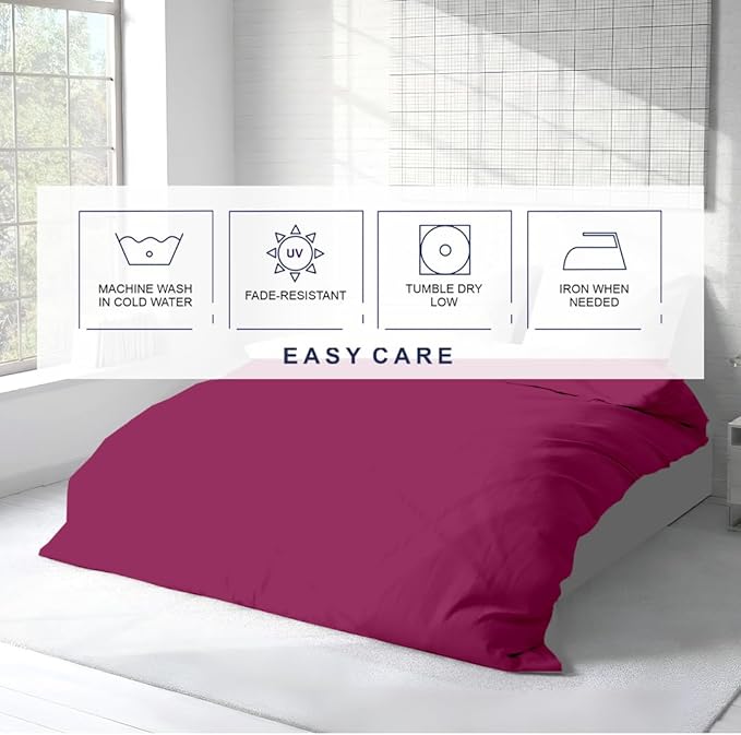 Kotton Culture 3 Pc 120"x120" Duvet Cover Set Super King Plus/Super Oversize - Image 7