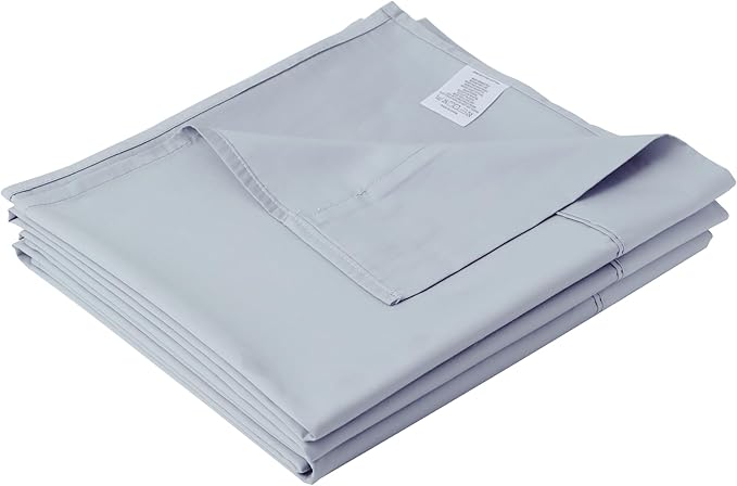 Cotton Full Flat Sheet Only, 600 Thread Count 100% Egyptian Cotton Top Sheet by ZaizaiHome