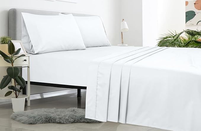 Royale Linens Twin XL Flat Sheet - Image 7