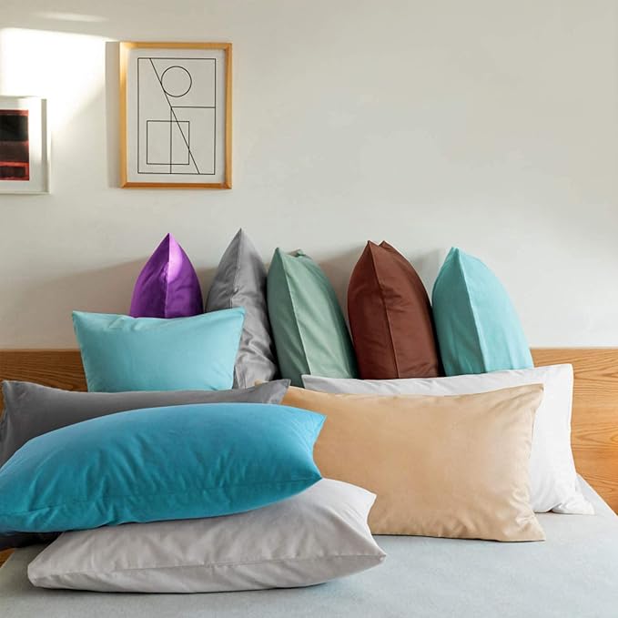FLXXIE King Pillow Cases Set of 2, Soft Microfiber Pillow Covers - Image 5
