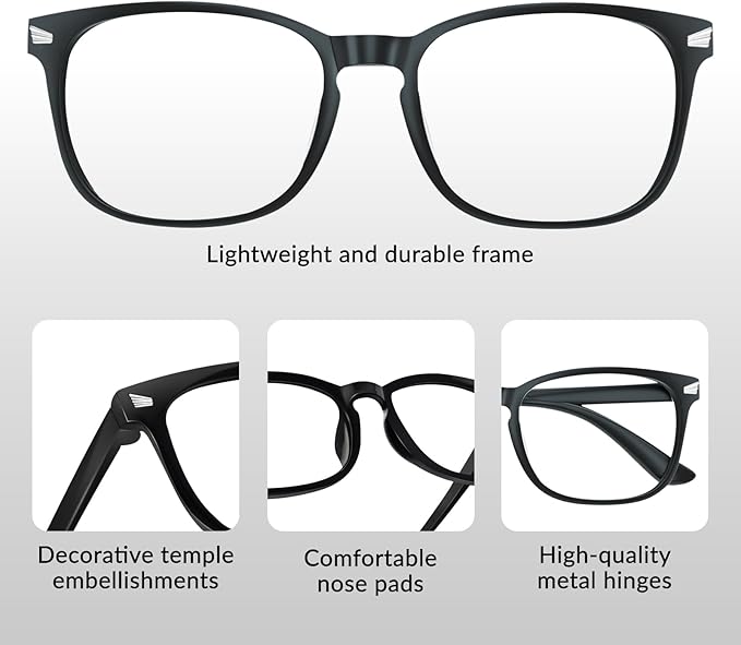Blue Light Glasses for Woman Men | 99% Blue Light Blocking Glasses for Computer - Image 6