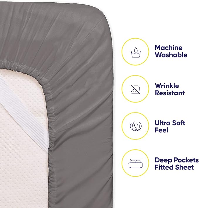 Sweet Home Collection 6 Piece 1500 Supreme Collection Brushed Microfiber Deep - Image 3