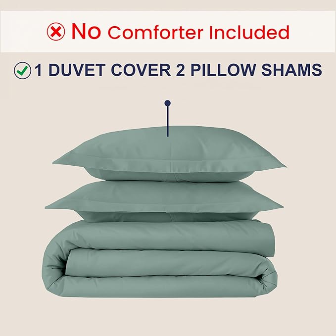 Kotton Culture 120"x120" 3 Pc Super King Plus/Super Oversize King Duvet Cover - Image 2