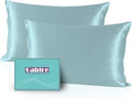 Gabire Mulberry Silk Pillowcases Set of 2, Both Sides Real Silk Pillow Covers by MulberrySilkPillowcases