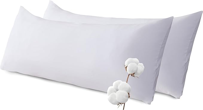 SHOUREN Cotton Memory Foam Body Pillow Insert- Cooling Breathable Full Body by SHOUREN