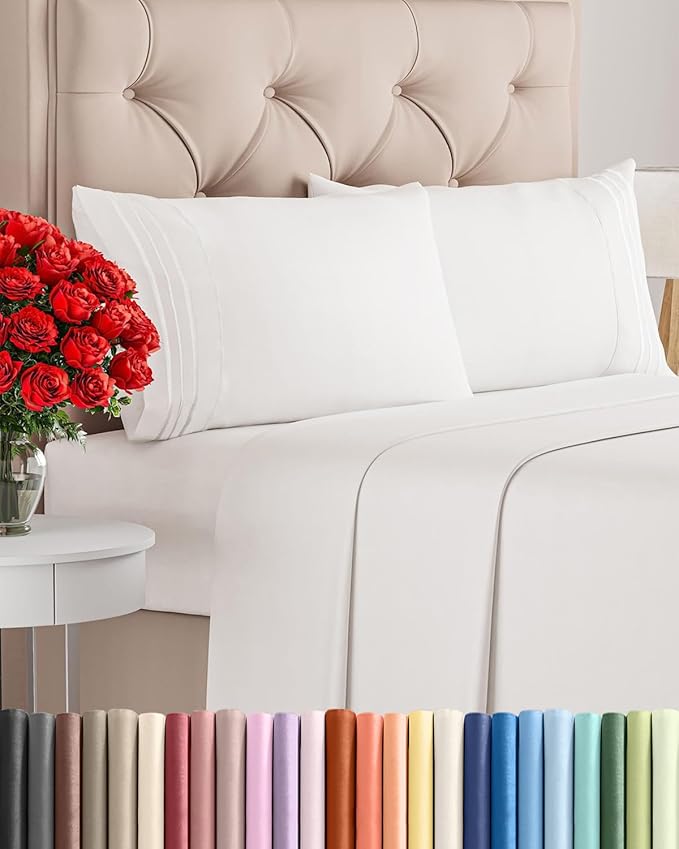 King Size 4 Piece Sheet Set by CGKUnlimited