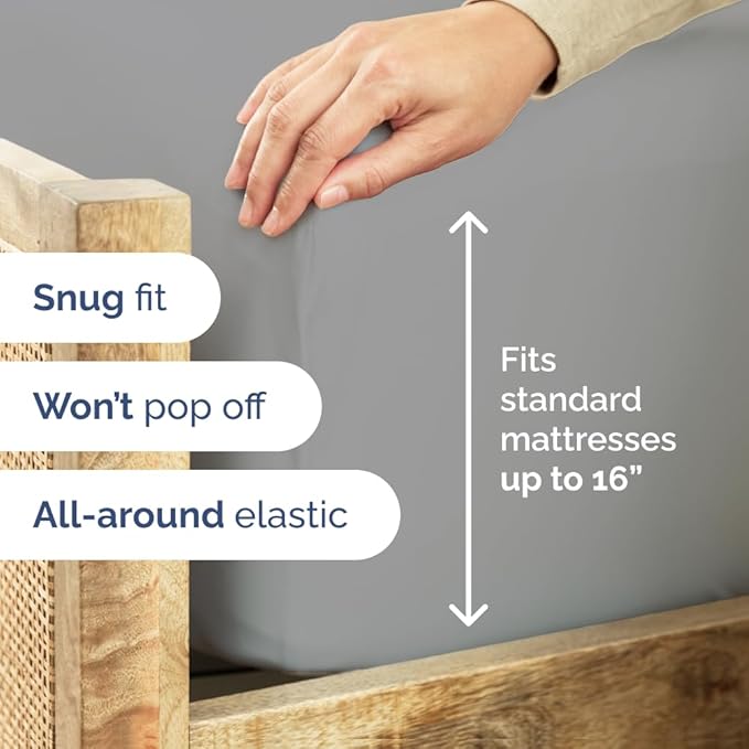 Cal King Fitted Bed Sheet - Image 3