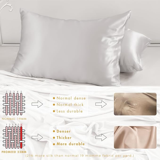 PROMEED Silk Pillowcase for Hair and Skin - Image 5