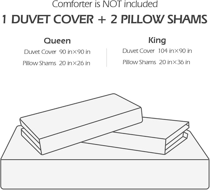 SLEEPBELLA Duvet Cover King, 600 Thread Count Cotton Blue & Green Paisley - Image 7