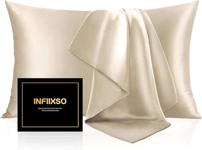 INFIIXSO Mulberry Silk Pillowcase by INFIIXSO