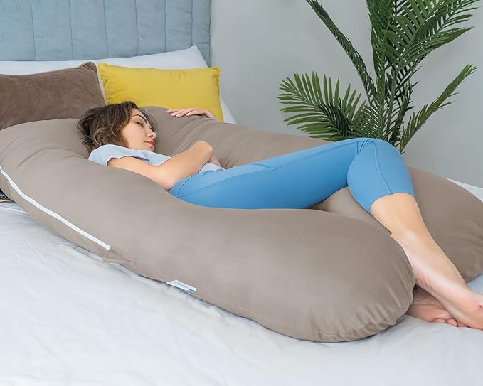 QUEEN ROSE Pregnancy Pillow, U Shaped Full Body Pillows - Image 4