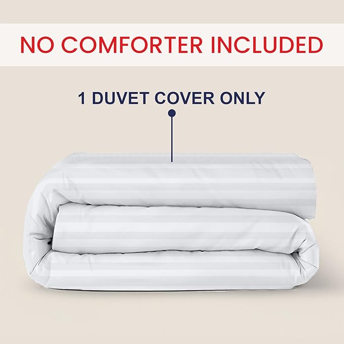 Kotton Culture 1 Pc California King Size Duvet Cover Only -100% Egyptian Cotton - Image 2
