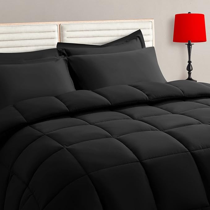TAIMIT Black Full Size Comforter Set by TAIMITBedingSets