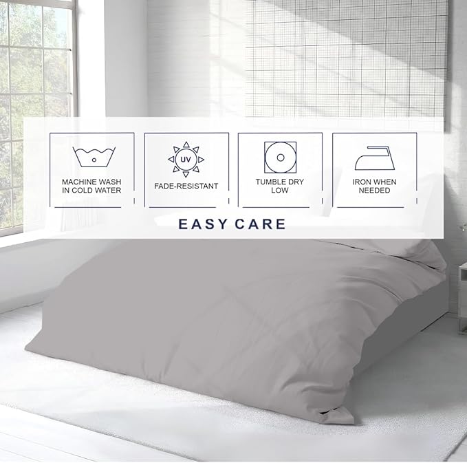 Kotton Culture 3 Pc California King Duvet Cover Set-100% Egyptian Cotton 600 - Image 6