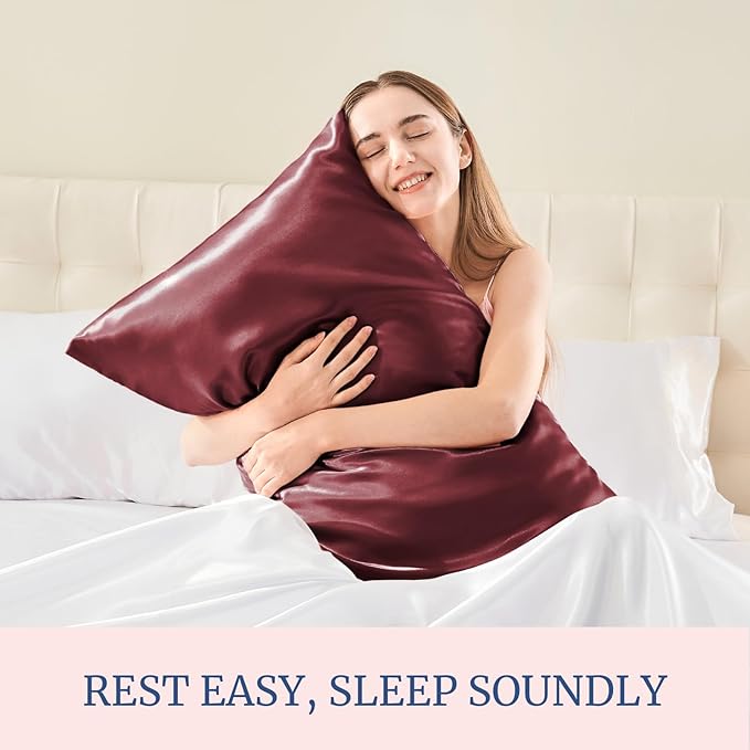 BEDELITE Satin Pillowcase for Hair and Skin, Super Soft and Cooling Similar to - Image 5