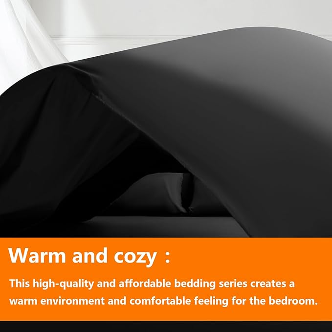 TAIMIT Dark Grey Twin Size Comforter Set - Image 2