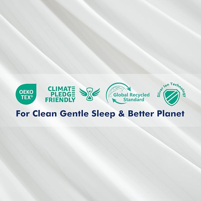 Elegear Cooling Pillow Cases for Hot Sleepers, Soft Silky Pillowcases for Hair - Image 6