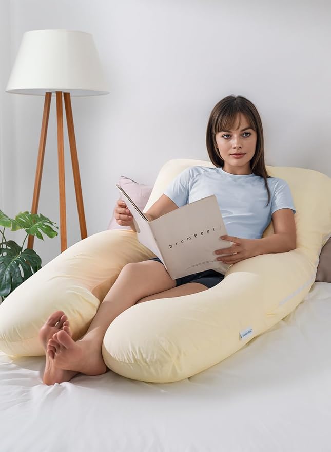 QUEEN ROSE Pregnancy Pillows, Soft Cotton U Shaped Body Pillow - Image 6