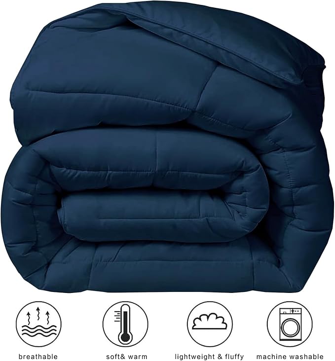 COHOME Premium Queen Size Comforter, All-Season Quilted Down Alternative Duvet - Image 2