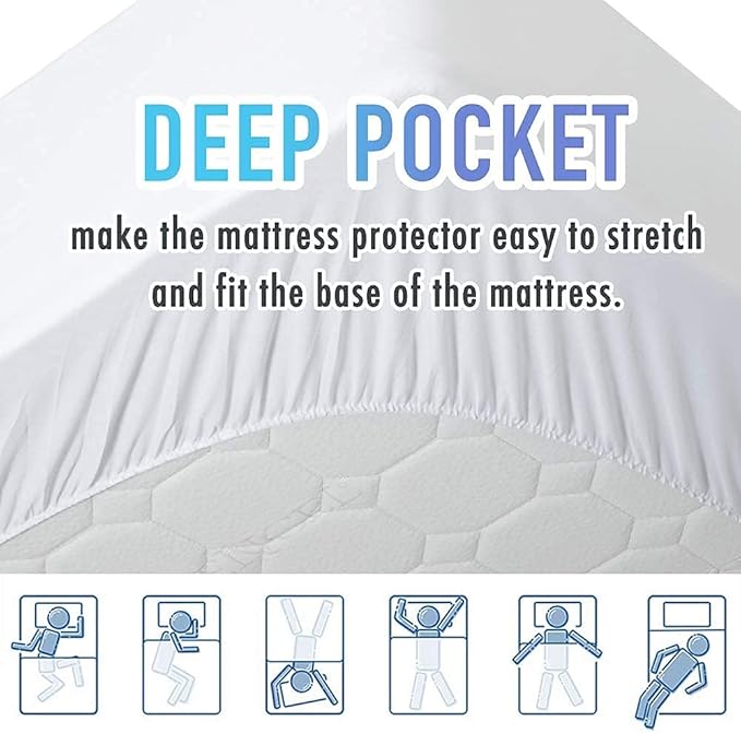 MATBEBY Twin Size Mattress Pad - Image 4