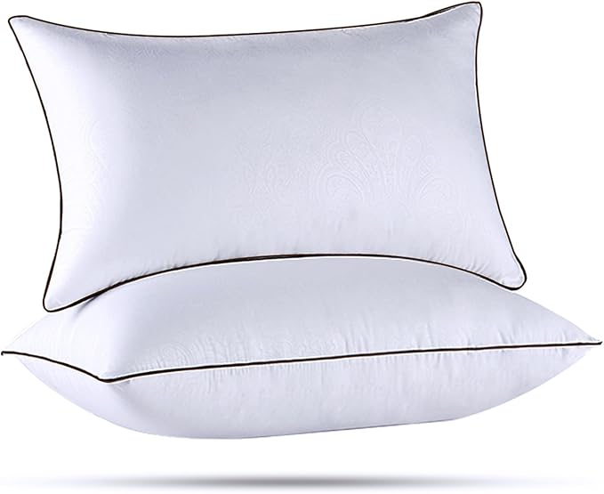 HUXMEYSON Pillows Queen Size Set of 2, Luxury Hotel Bed Pillows Set by HUXMEYSON