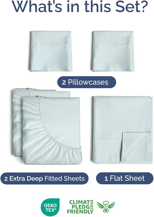 Extra Deep Split King Sheet Set - Image 2
