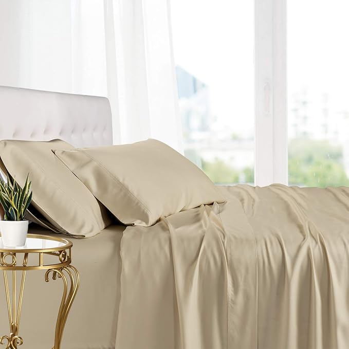 Royal Hotel Bedding 100% Natural Viscose Made from Bamboo Sheets, Soft Cooling - Image 3