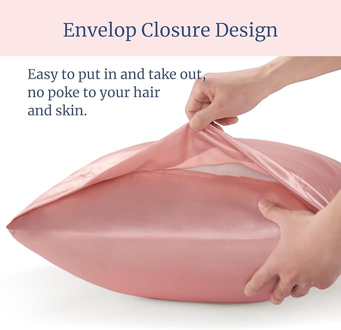 BEDELITE Satin Pillowcase for Hair and Skin, Super Soft Similar to Silk Pillow - Image 6