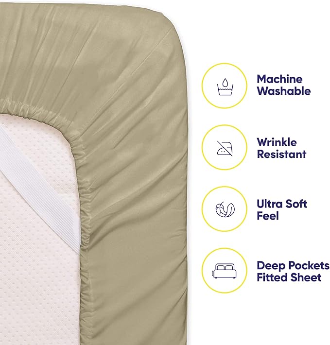 Queen Sheets Sage - Image 3