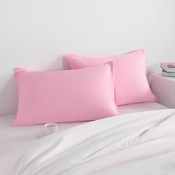 NTBAY Queen Pillow Cases Set of 2, 2 Pack Brushed Microfiber 20x30 Pillow Cases - Image 2