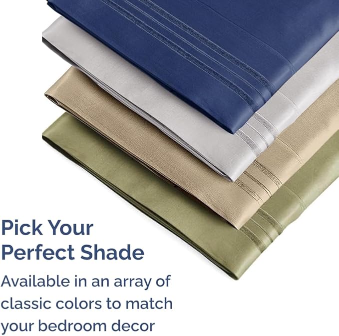 Queen Pillow Cases Set of 4 - Ultra Soft Hotel Quality Pillowcase Covers - Comfy, Cozy & Wrinkle Free - Shrinkage, Stain & Fade Resistant - Machine Washable Pillow Protectors - 4 Piece Set - Burgundy