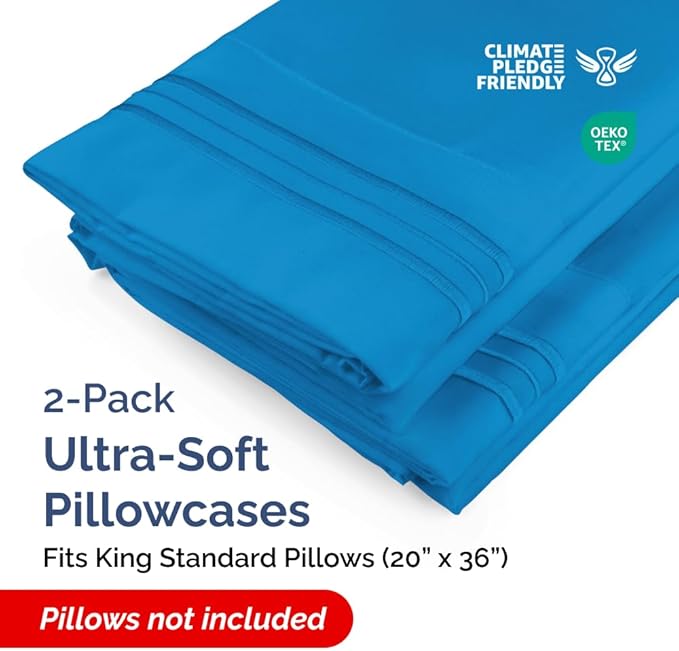 King Standard Pillow Cases Set of 2 - Image 2